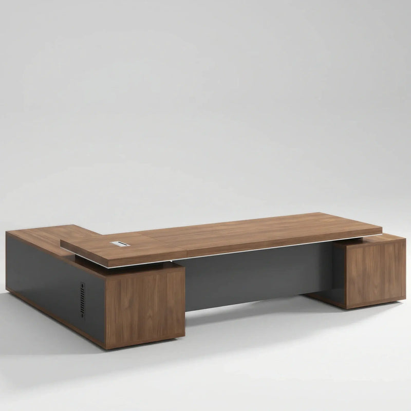 Hewson · Modern L-Shaped Executive Desk by Arc Grove