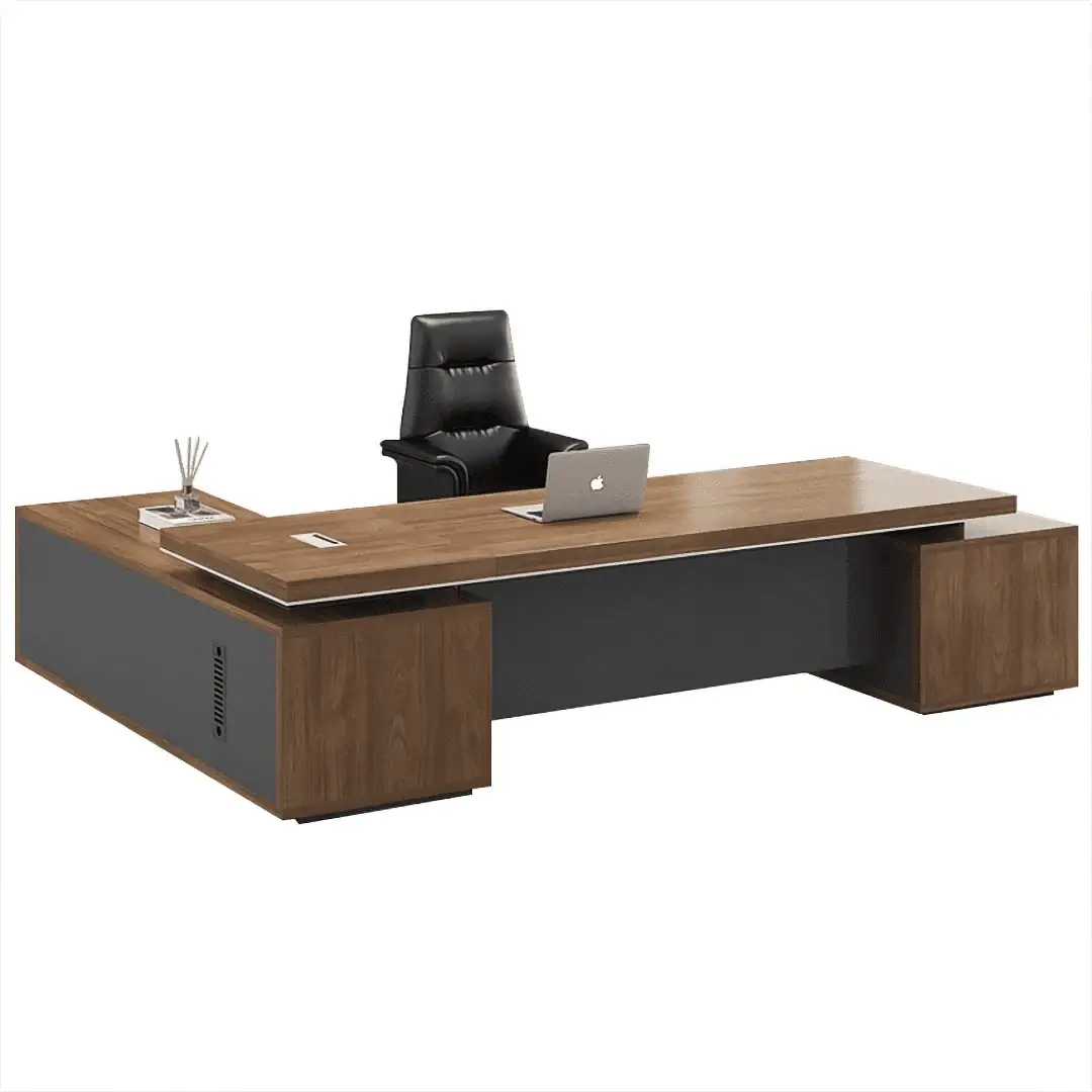 Hewson · Modern L-Shaped Executive Desk by Arc Grove