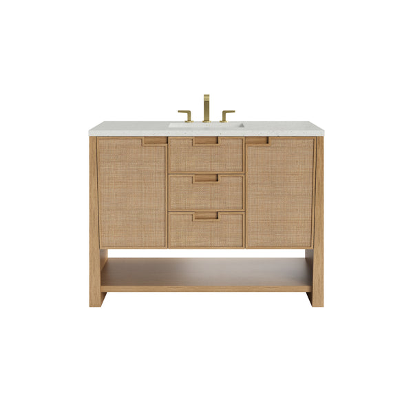 James Martin Solene 48" Single Bathroom Vanity, Seaside Oak