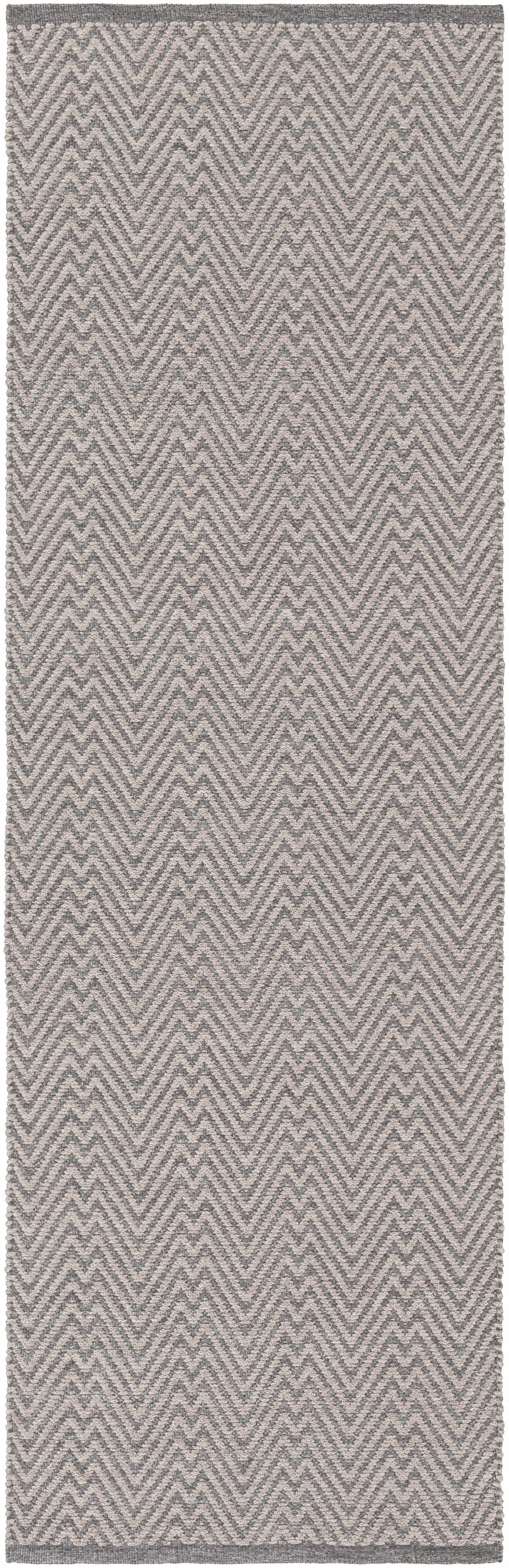 Herlong Charcoal Herringbone Outdoor Rug - Clearance by Boutique Rugs