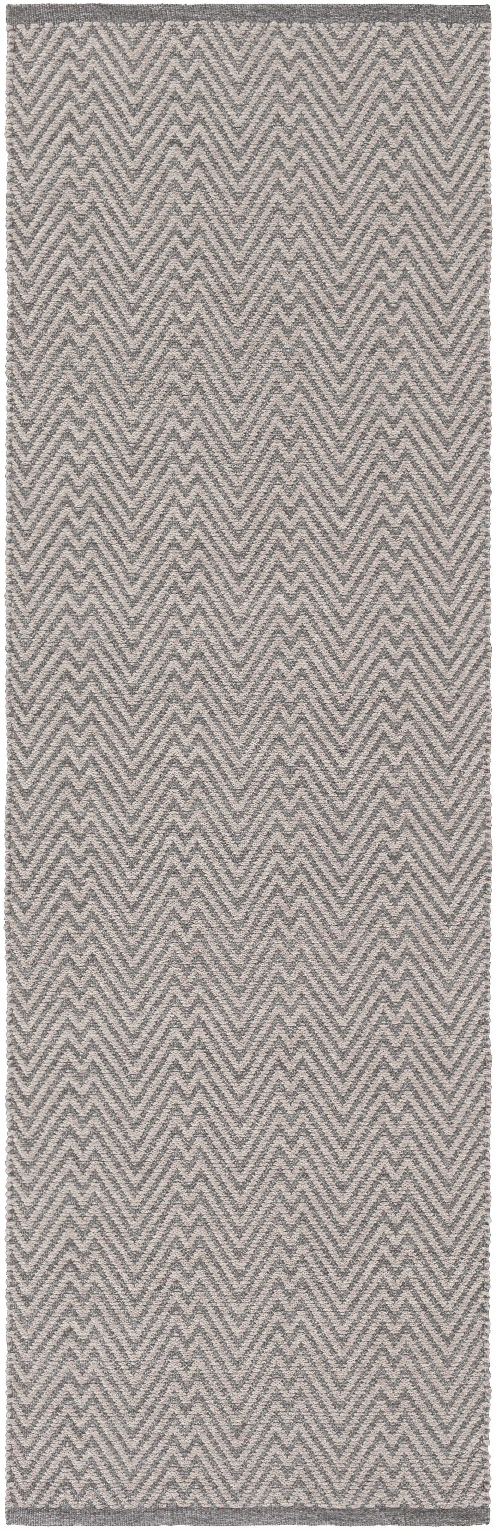 Herlong Charcoal Herringbone Outdoor Rug - Clearance by Boutique Rugs