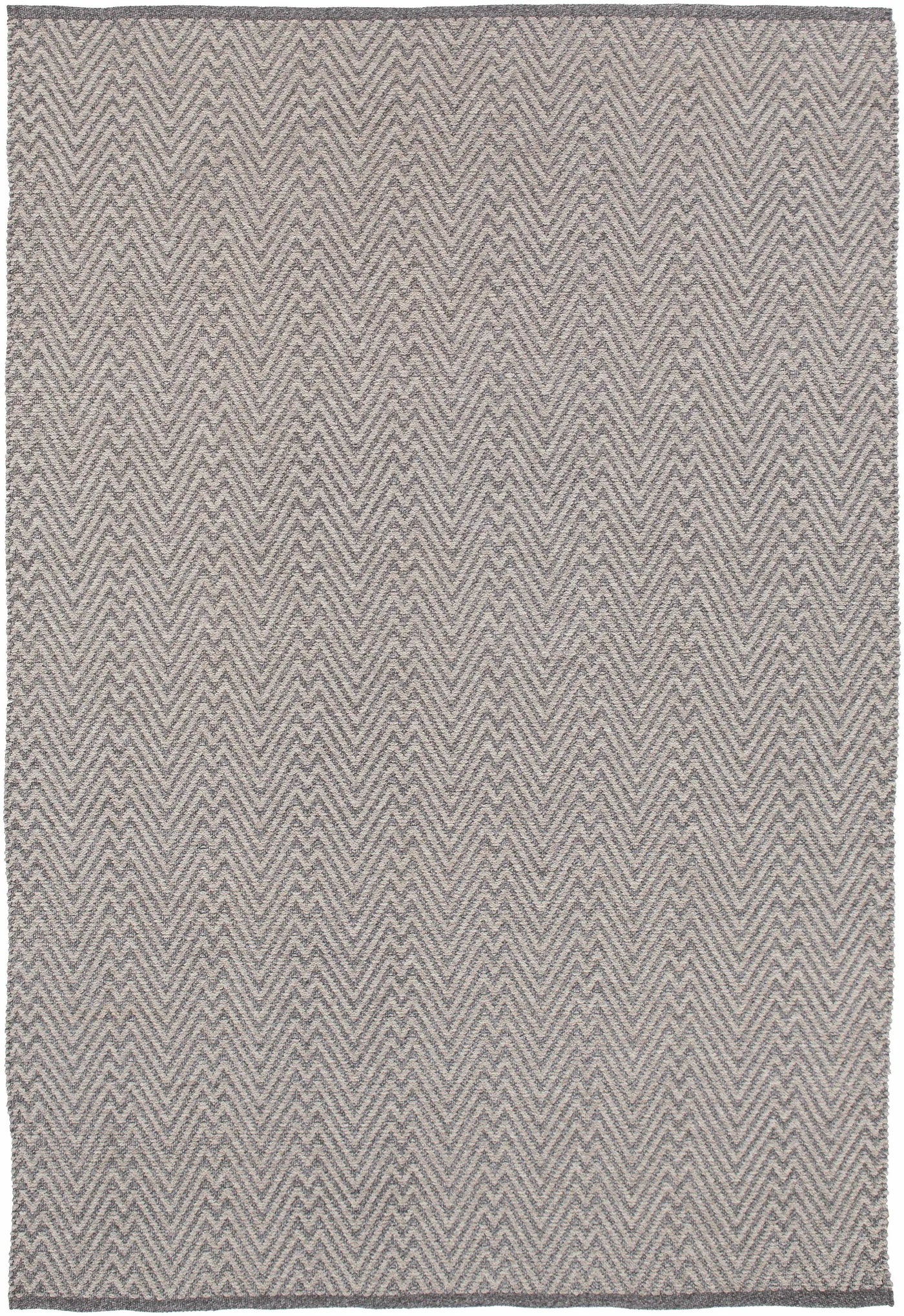 Herlong Charcoal Herringbone Outdoor Rug - Clearance by Boutique Rugs