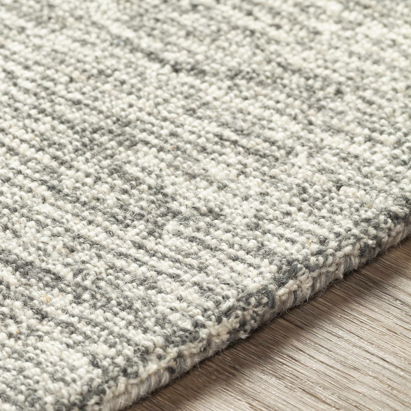 Hertfordshire Gray Trellis Tassel Wool Rug - Clearance by Boutique Rugs