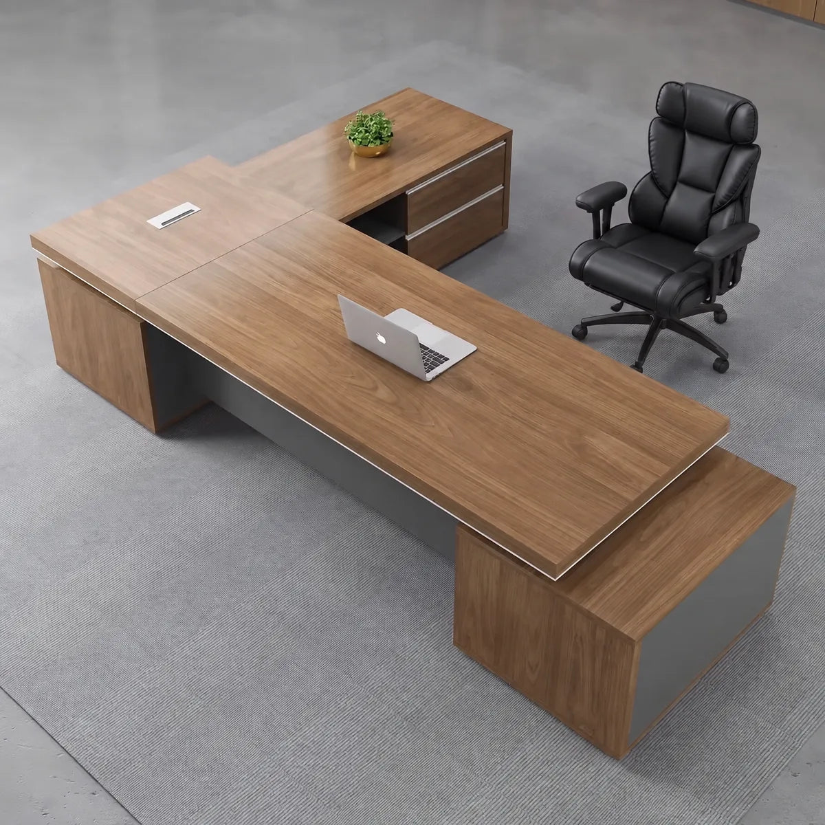 Hewson · Modern L-Shaped Executive Desk, photo 6 of 10