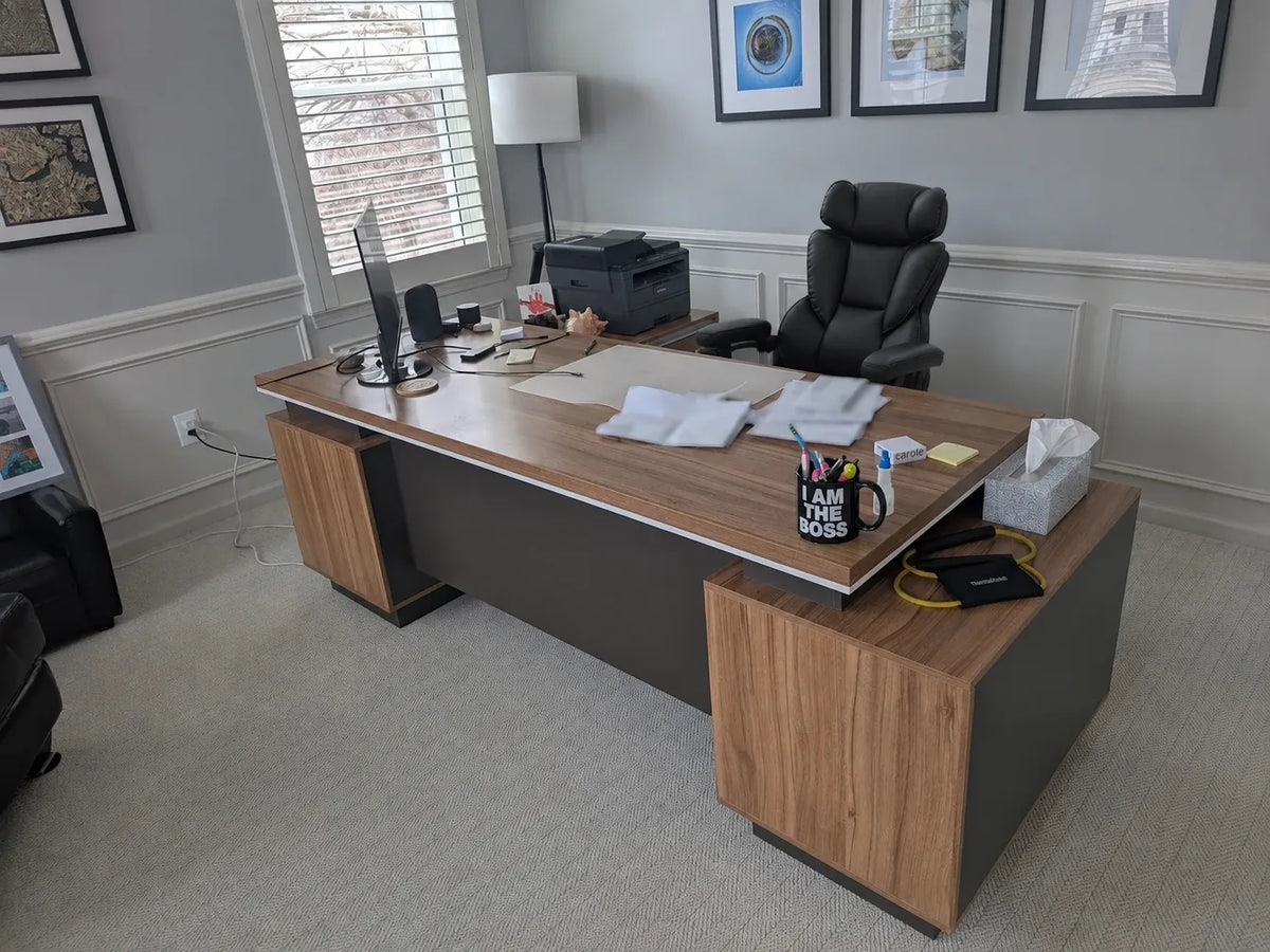 Hewson · Modern L-Shaped Executive Desk, photo 7 of 10