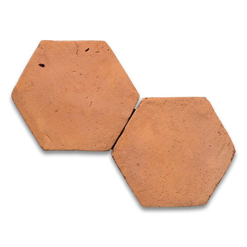 Hexagono Natural Hexagon Terracotta Tiles 6x6 Terracotta Natural 6x6 Tiles — 1