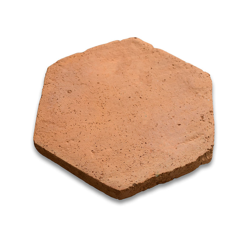 Hexagono Natural Hexagon Terracotta Tiles 6x6 Terracotta Natural 6x6 Tiles — 3