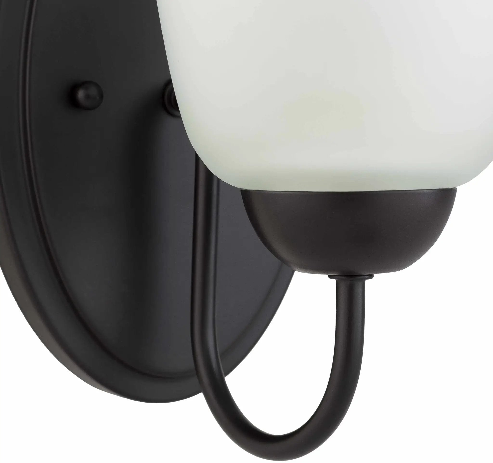 Heysham Black Iron Wall Sconce - Clearance by Boutique Rugs