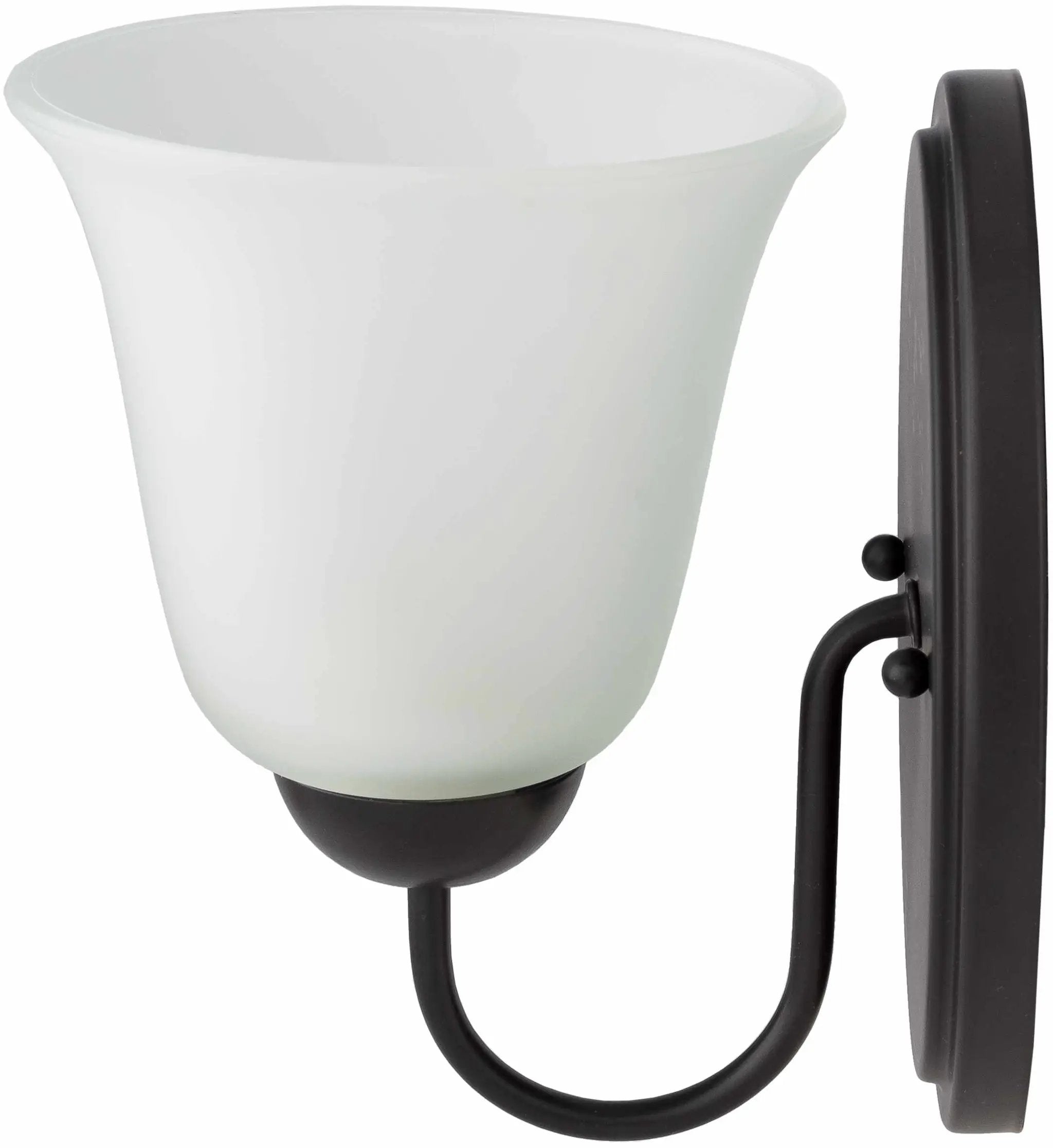 Heysham Black Iron Wall Sconce - Clearance by Boutique Rugs