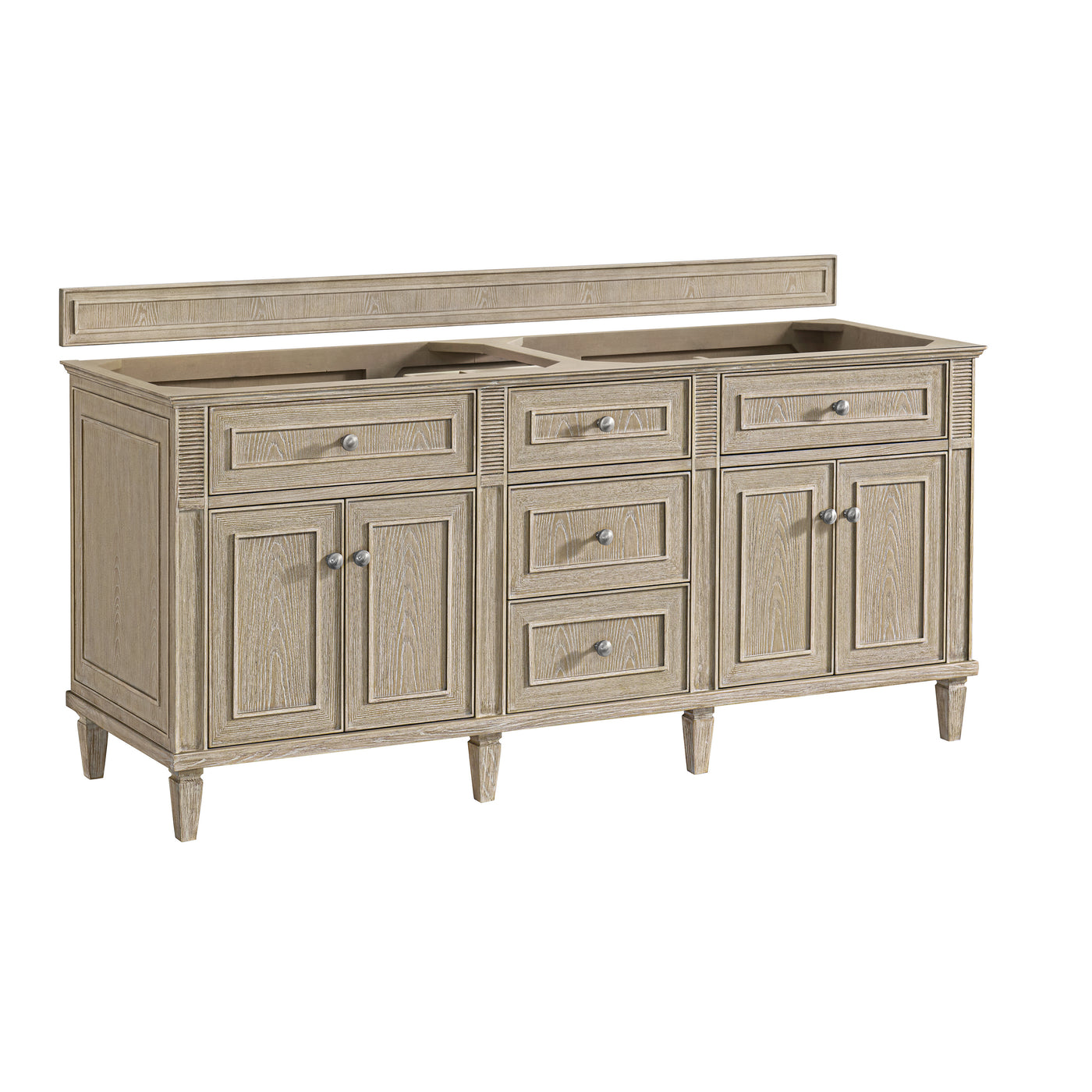 James Martin Lorelai 72" Double Bathroom Vanity, Whitewashed Oak by James Martin