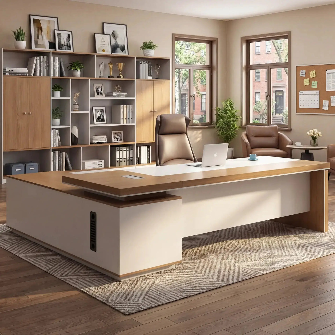 Lynx · Modern L-Shaped Executive Desk by Arc Grove