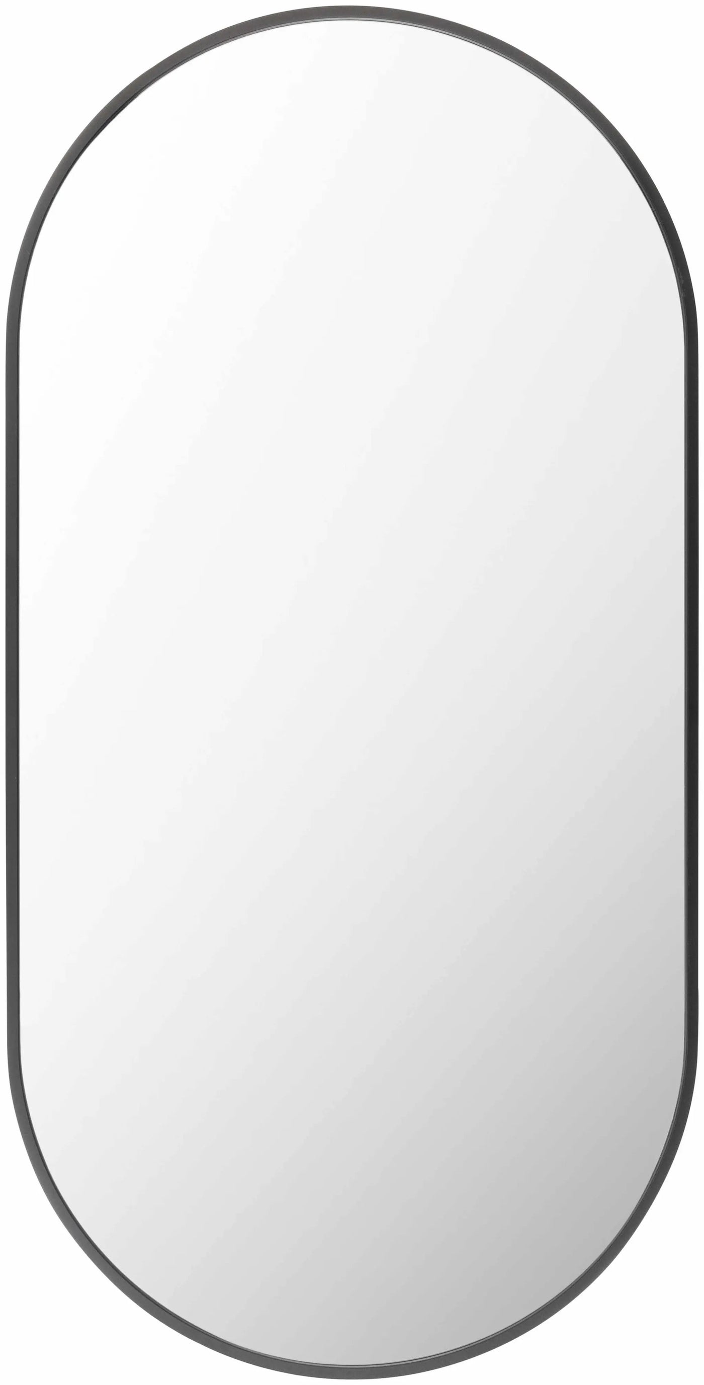 Hagenburg Black Iron Frame Mirror by Boutique Rugs