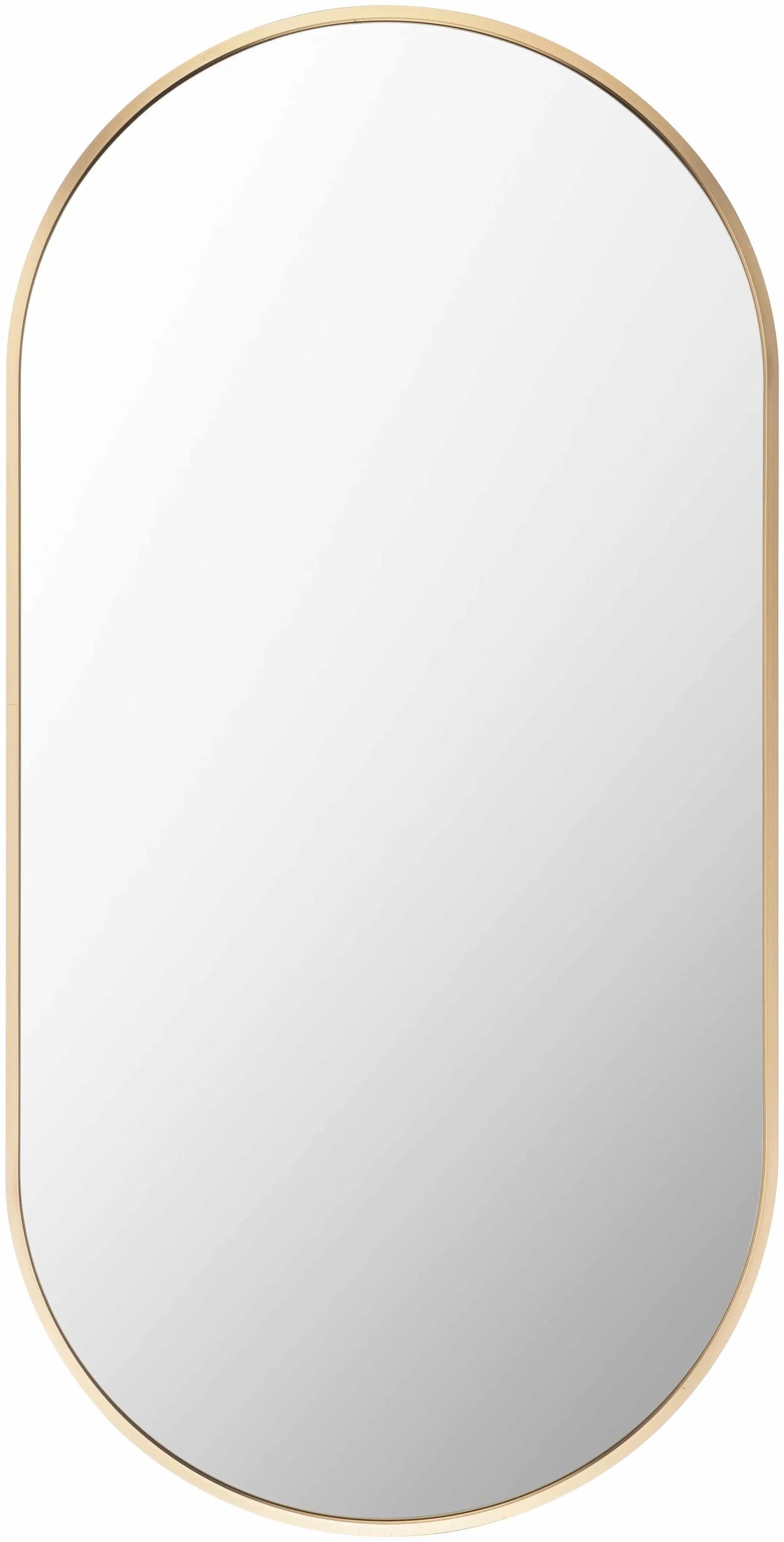 Hagenburg Gold Iron Frame Mirror by Boutique Rugs