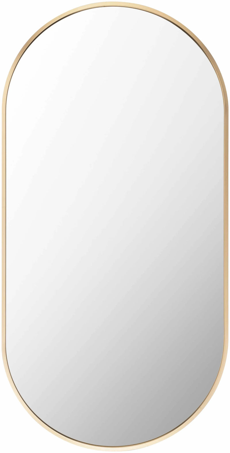 Hagenburg Gold Iron Frame Mirror by Boutique Rugs