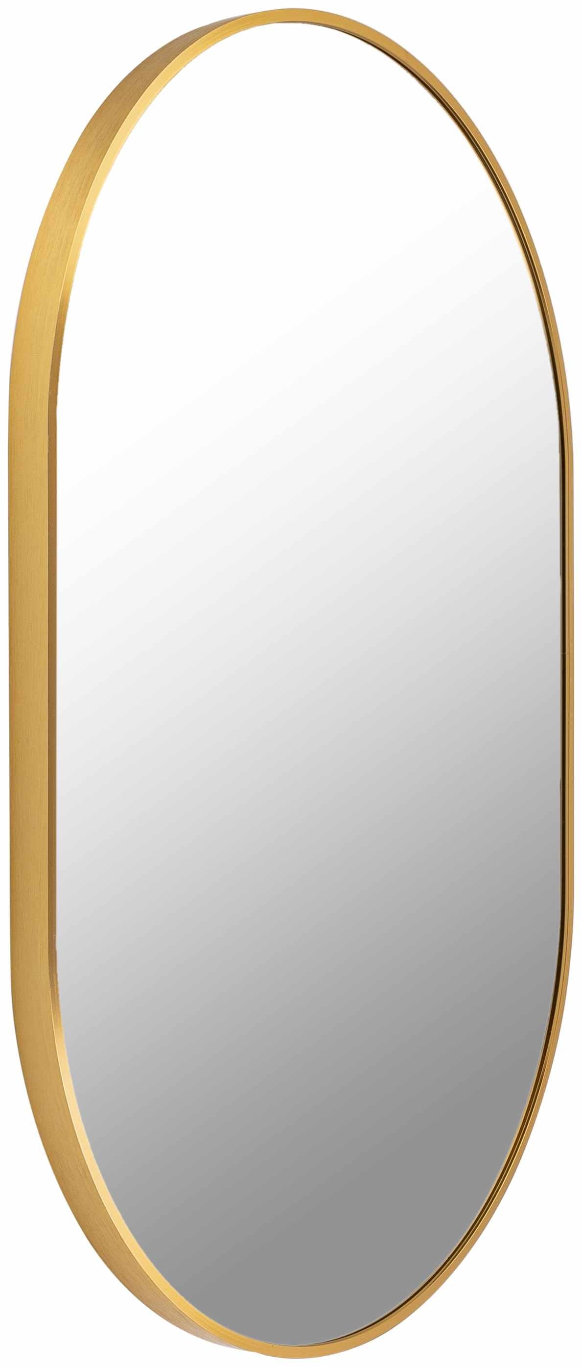 Hagenburg Gold Iron Frame Mirror by Boutique Rugs