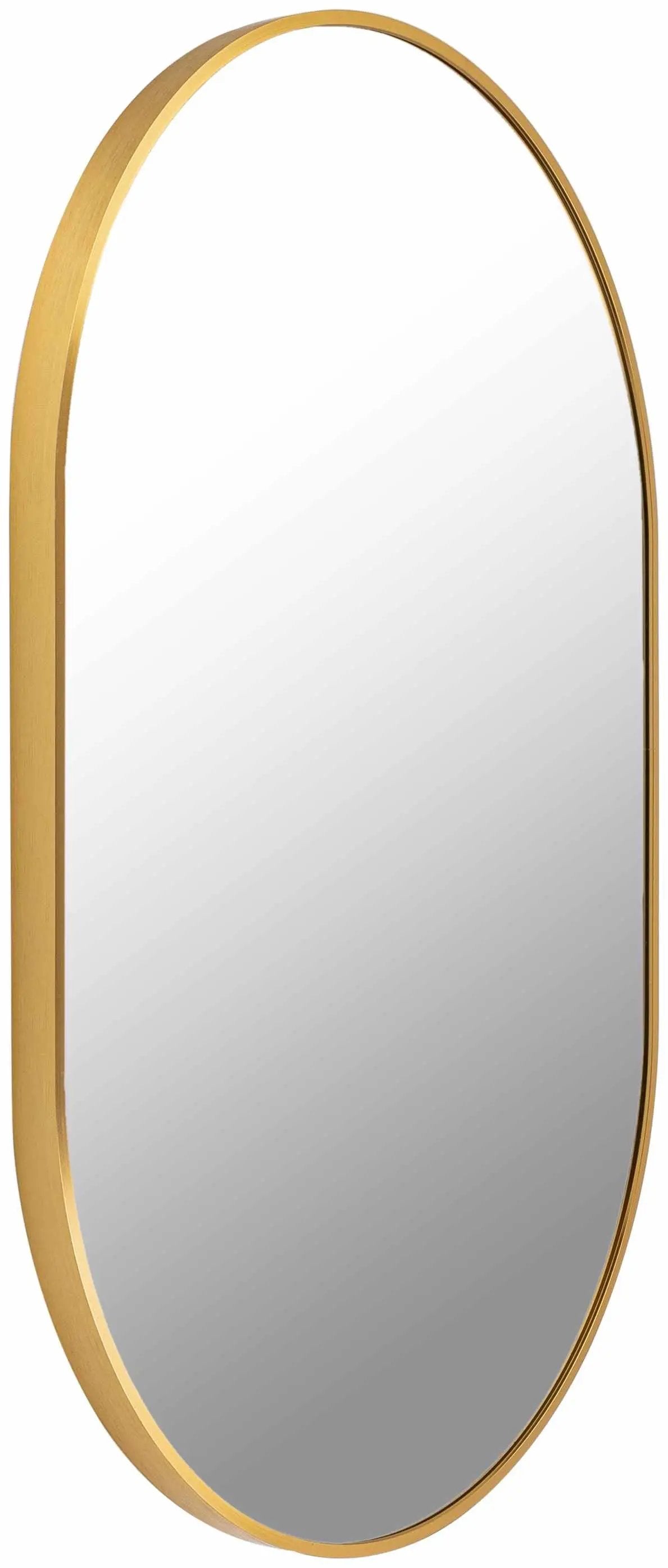 Hagenburg Gold Iron Frame Mirror by Boutique Rugs