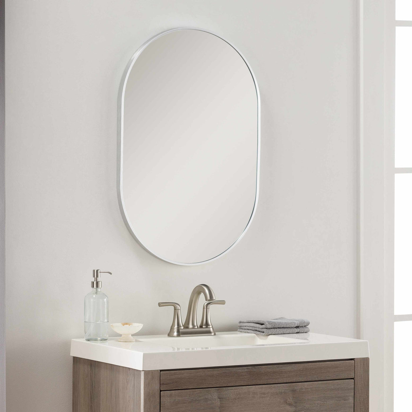 Hagenburg Silver Iron Frame Mirror by Boutique Rugs