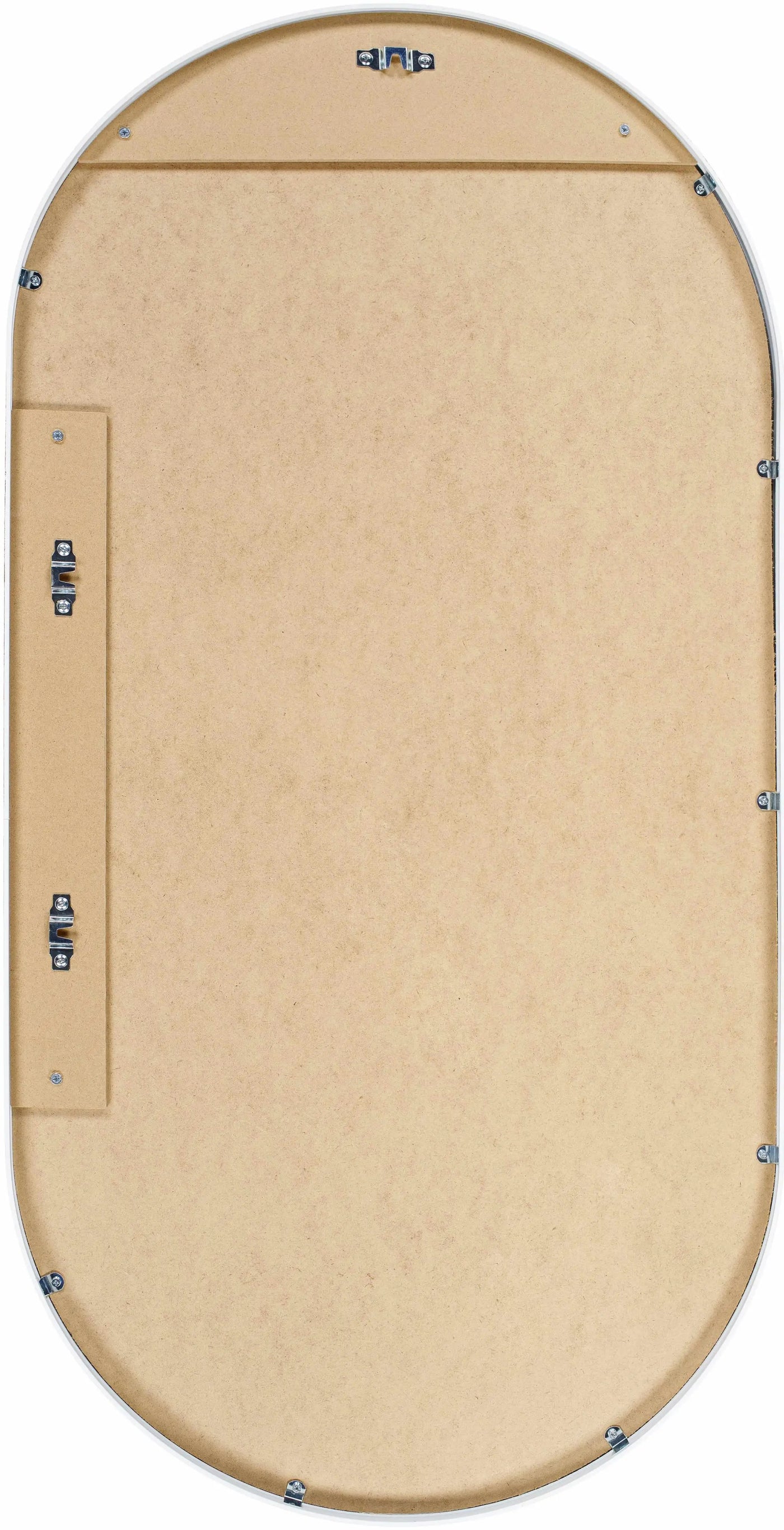Hagenburg White Iron Frame Mirror by Boutique Rugs