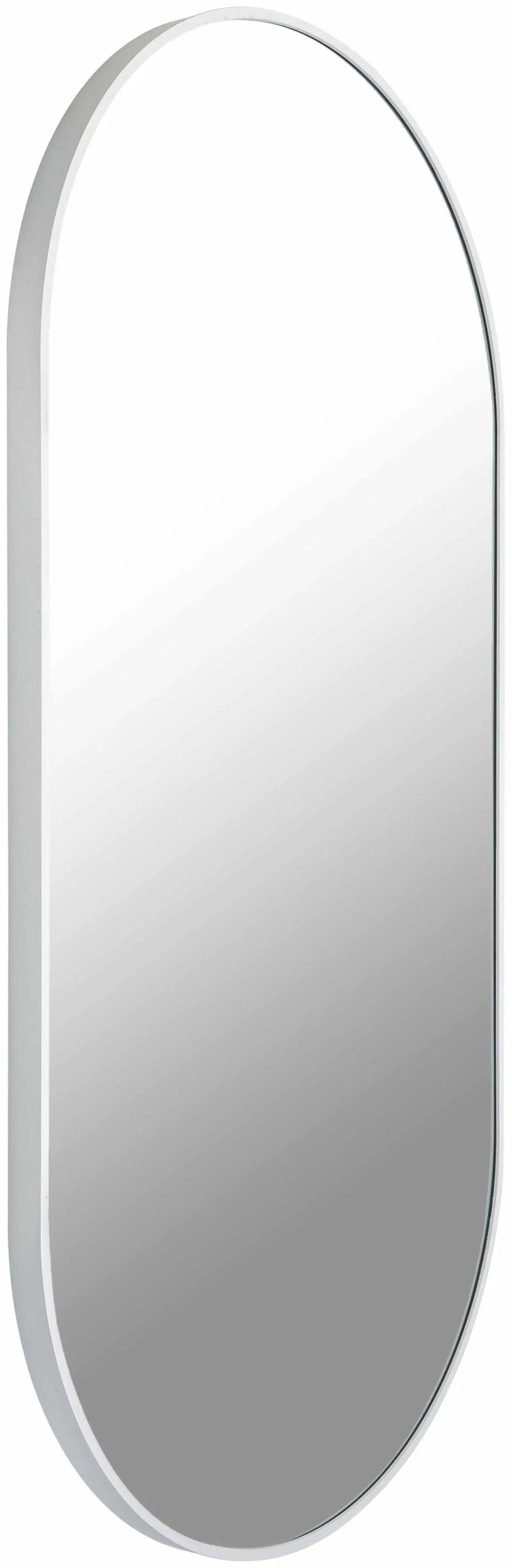 Hagenburg White Iron Frame Mirror by Boutique Rugs