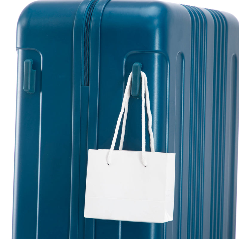 3-Piece ABS Spinner Wheel Luggage Set 20"/24"/28" Dark Blue, photo 16 of 27