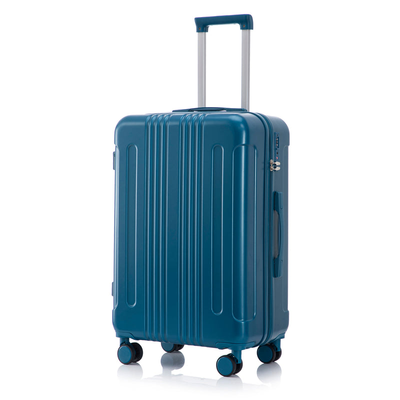 3-Piece ABS Spinner Wheel Luggage Set 20"/24"/28" Dark Blue, photo 24 of 27