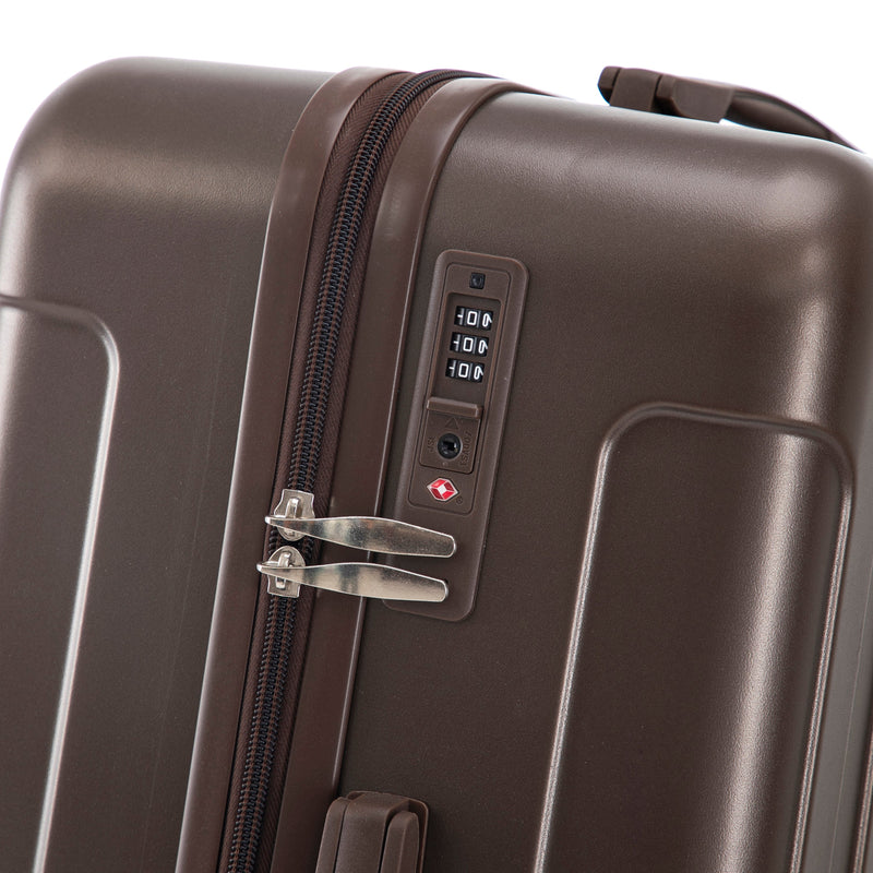 3 Piece ABS Spinner Wheel Luggage Set with Spinner Wheels - Brown, photo 14 of 27