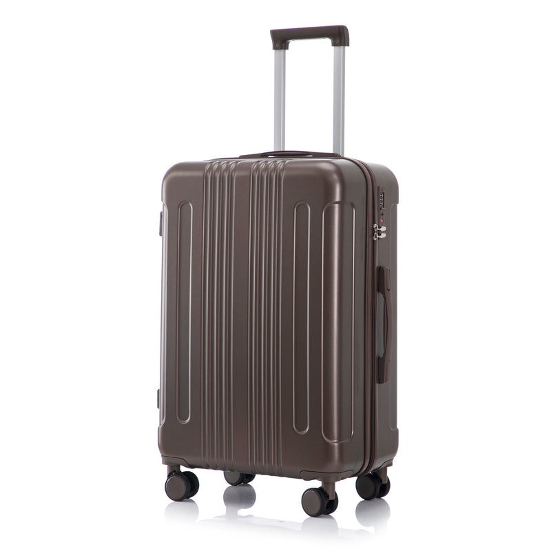3 Piece ABS Spinner Wheel Luggage Set with Spinner Wheels - Brown, photo 23 of 27