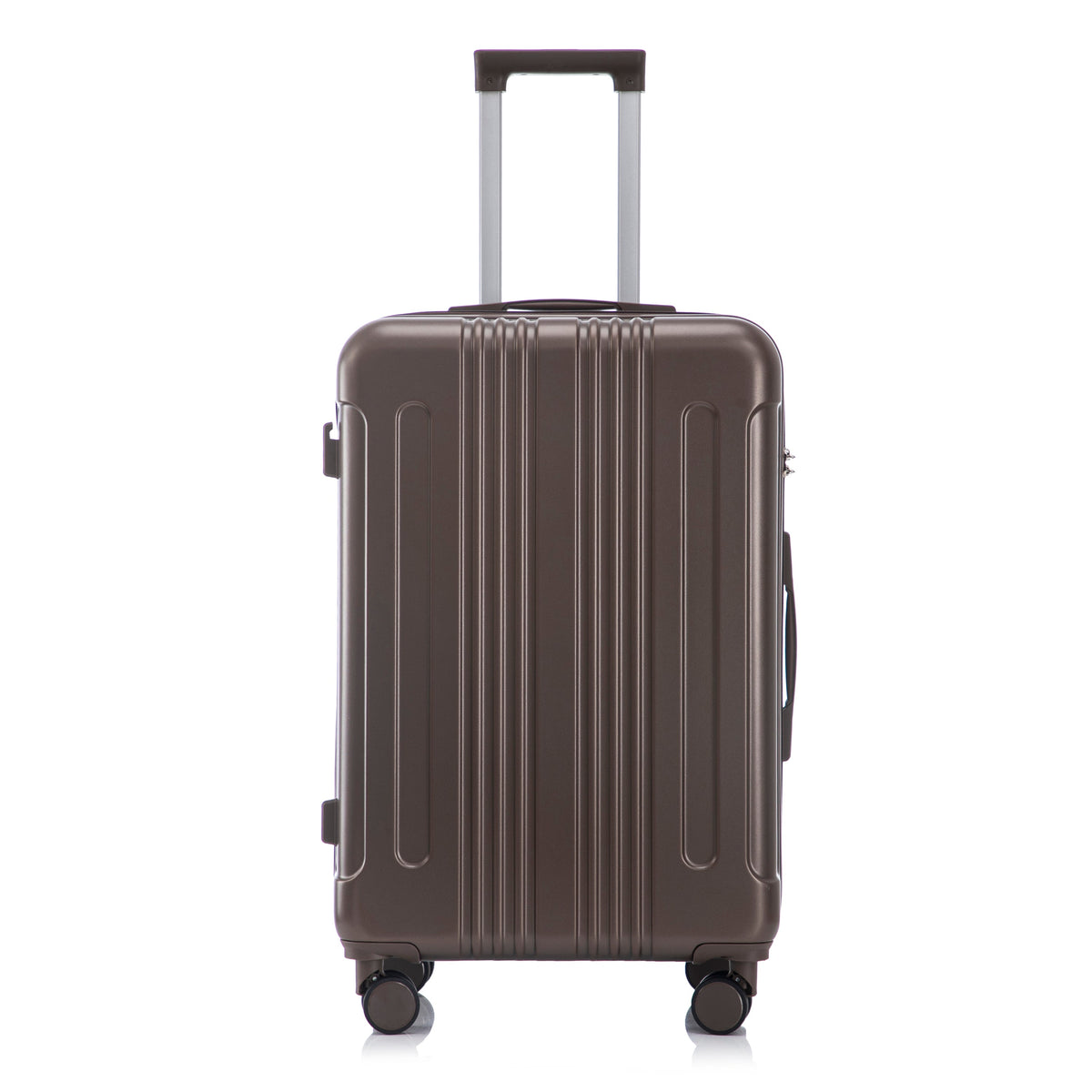 3 Piece ABS Spinner Wheel Luggage Set with Spinner Wheels - Brown, photo 25 of 27