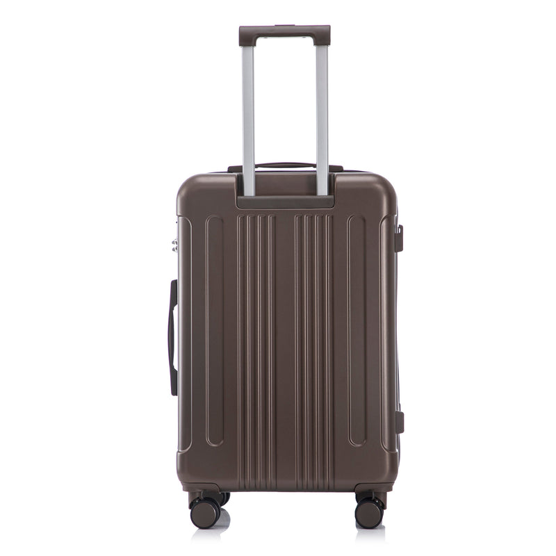 3 Piece ABS Spinner Wheel Luggage Set with Spinner Wheels - Brown, photo 27 of 27
