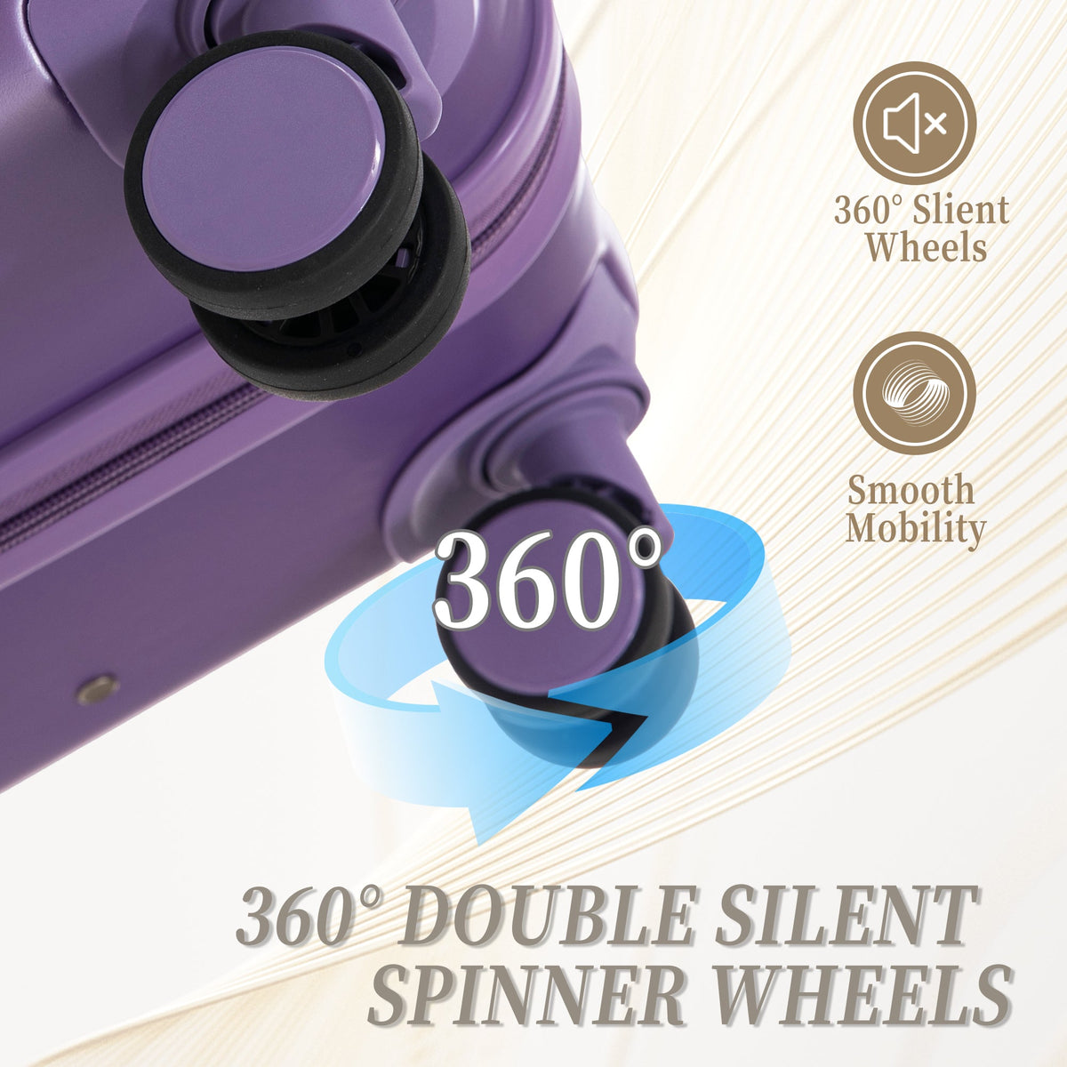 HIFINE Tourist 3-Piece ABS Spinner Wheel Luggage Set, photo 11 of 28