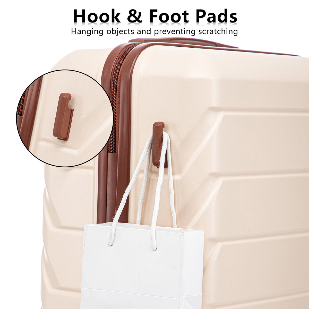 3-Piece ABS Spinner Wheel Luggage Set, photo 12 of 28