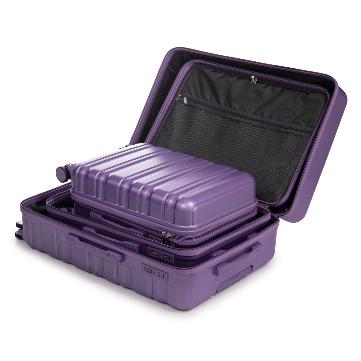 HIFINE Tourist 3-Piece ABS Spinner Wheel Luggage Set, photo 13 of 28