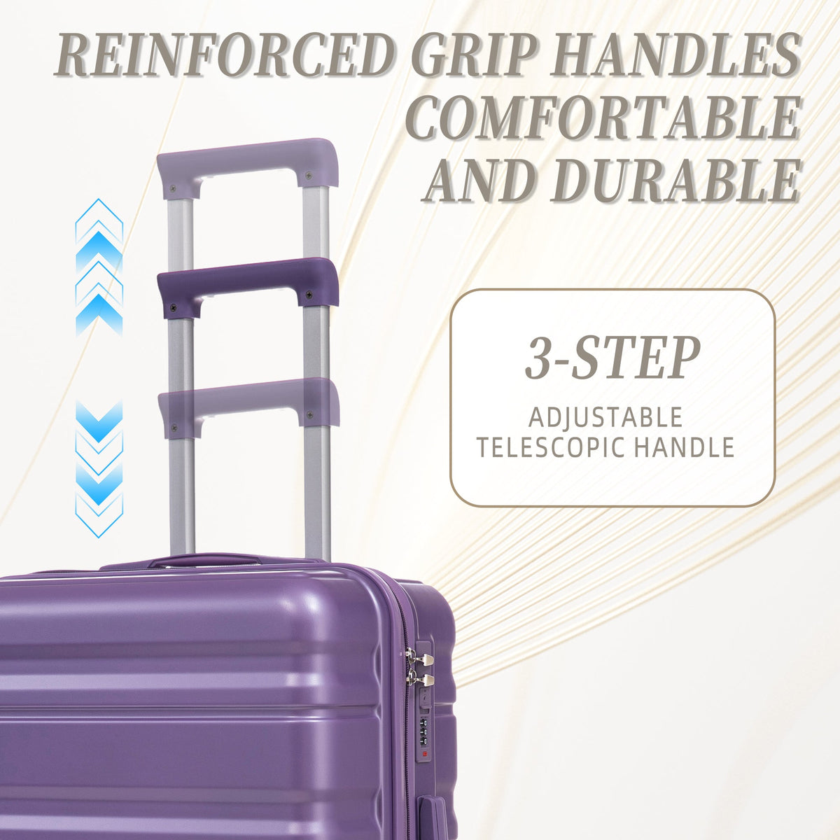 HIFINE Tourist 3-Piece ABS Spinner Wheel Luggage Set, photo 7 of 28