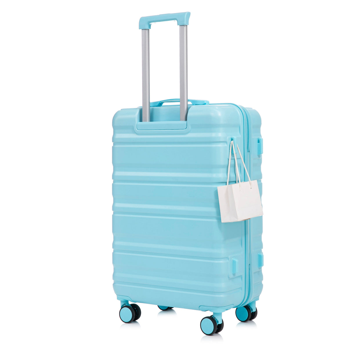 HIFINE Tourist 3-Piece ABS Spinner Wheel Luggage Set (Blue), photo 24 of 28