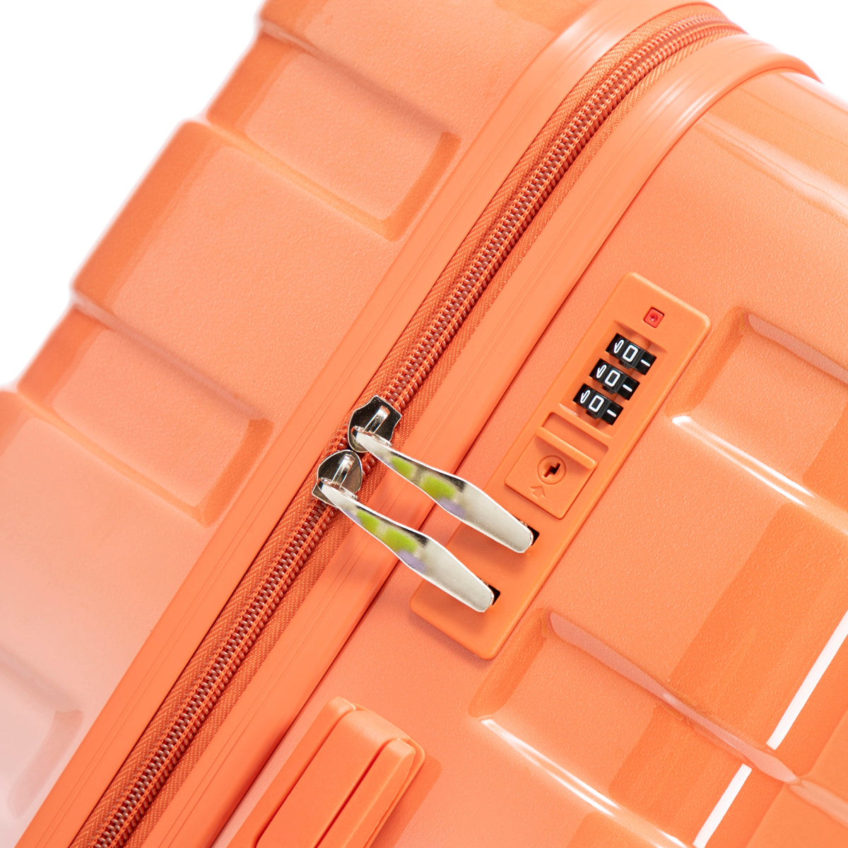 3-Piece Spinner Wheel Luggage Set with Silent Wheels - Blue Red, photo 15 of 26