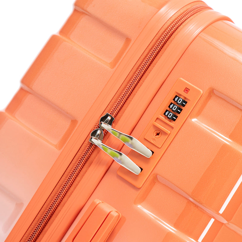 3-Piece Spinner Wheel Luggage Set with Silent Wheels - Blue Red, photo 15 of 26
