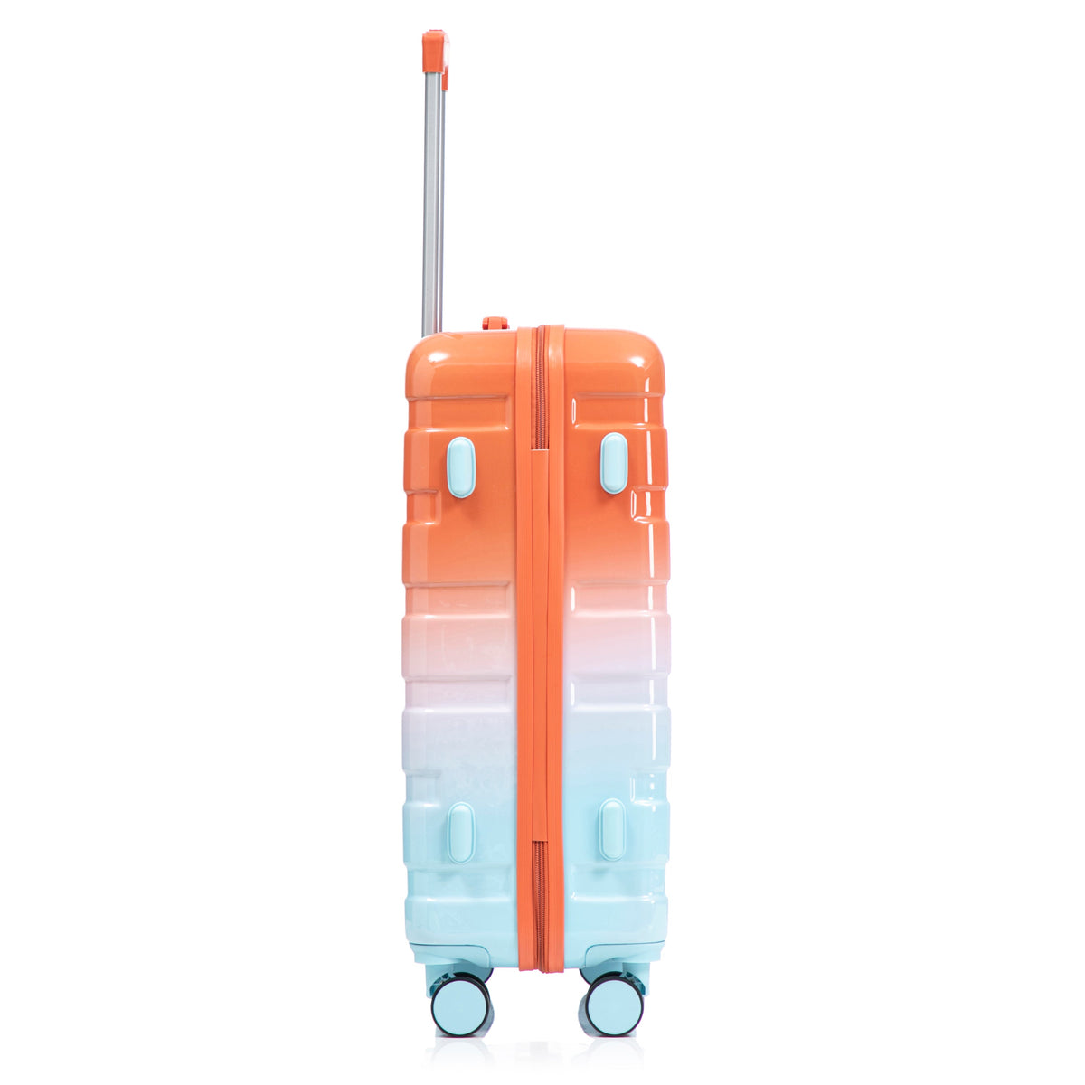 3-Piece Spinner Wheel Luggage Set with Silent Wheels - Blue Red, photo 24 of 26