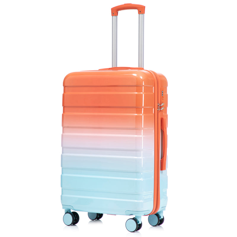 3-Piece Spinner Wheel Luggage Set with Silent Wheels - Blue Red, photo 26 of 26