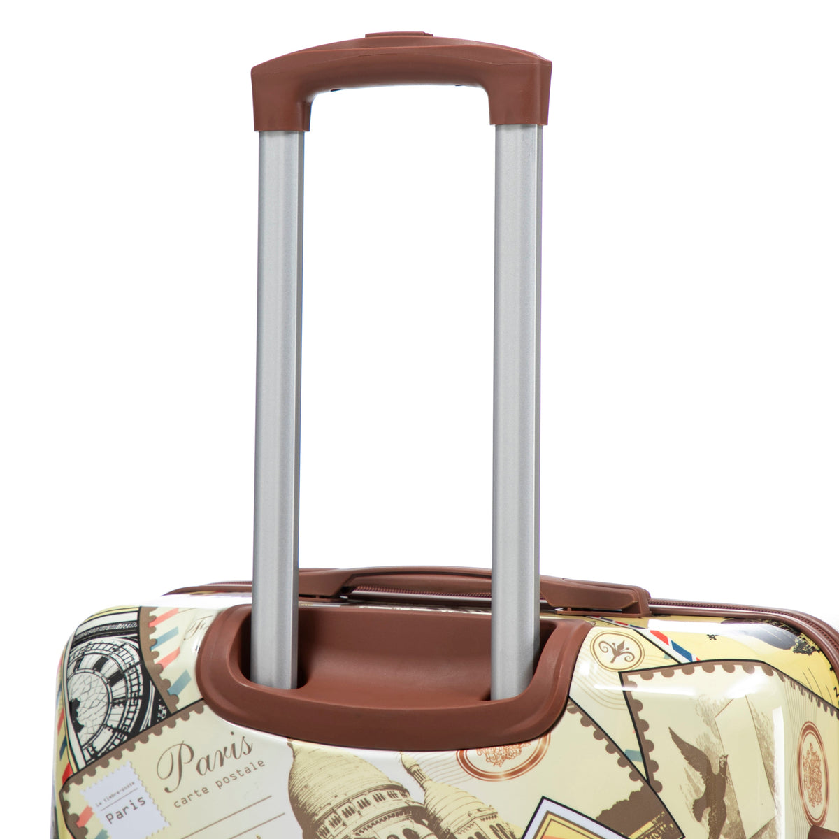 3-Piece Spinner Wheel Luggage Set with Waterproof Polycarbonate Shell - Black Vintage, photo 13 of 26
