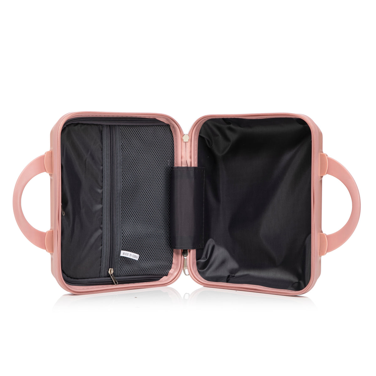 ABS 2-Piece Luggage Set with Spinner Wheels and Combination Lock - Pink, photo 27 of 38