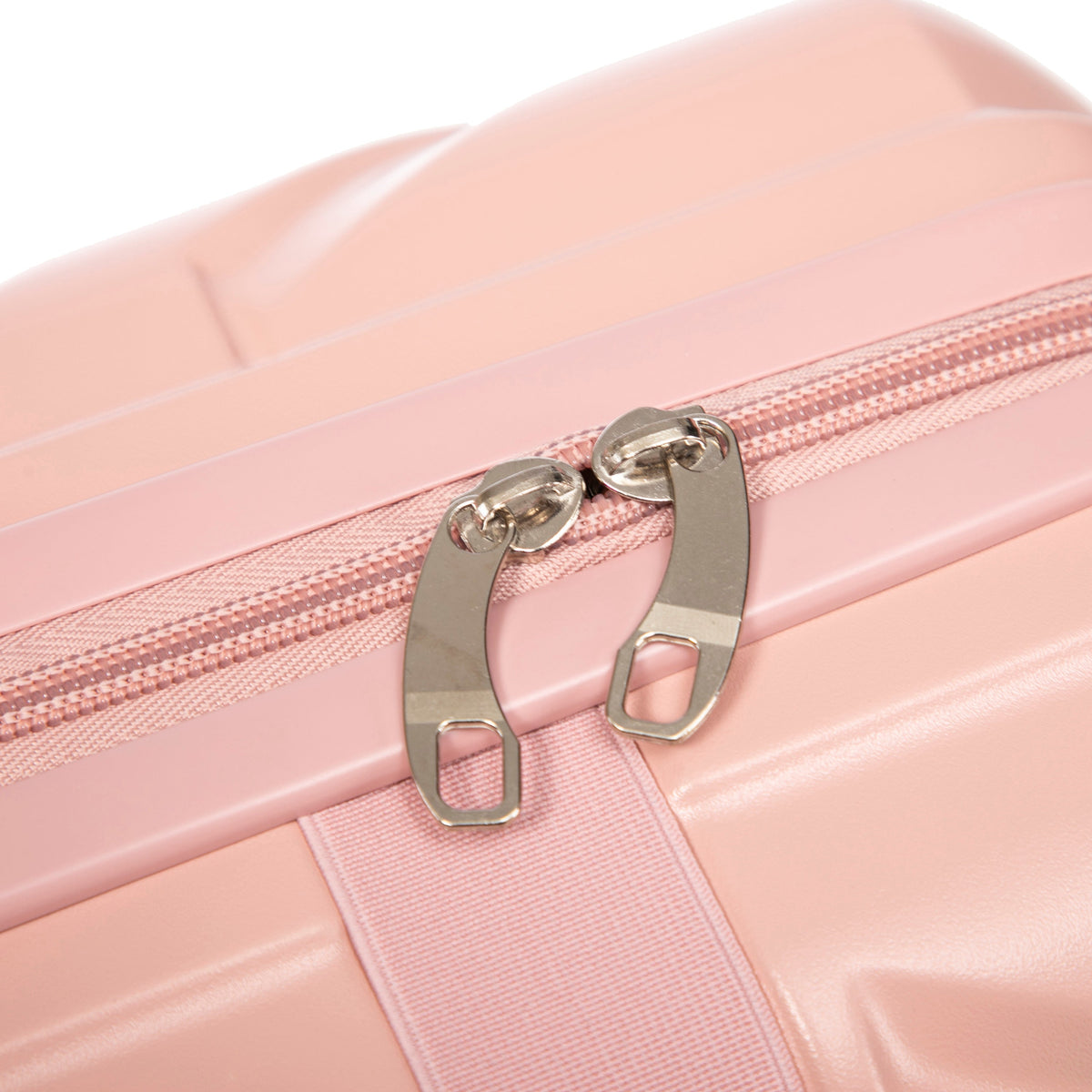 ABS 2-Piece Luggage Set with Spinner Wheels and Combination Lock - Pink, photo 35 of 38