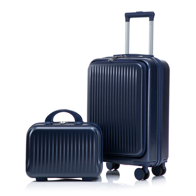 ABS Spinner Luggage Set with Combination Lock - Navy, photo 2 of 47
