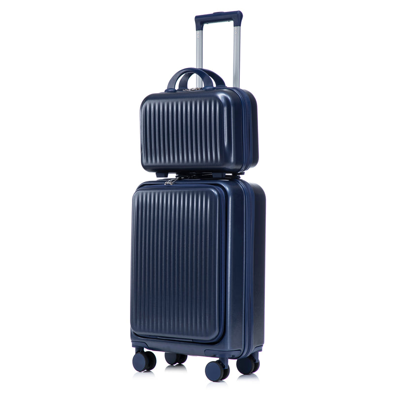 ABS Spinner Luggage Set with Combination Lock - Navy, photo 27 of 47