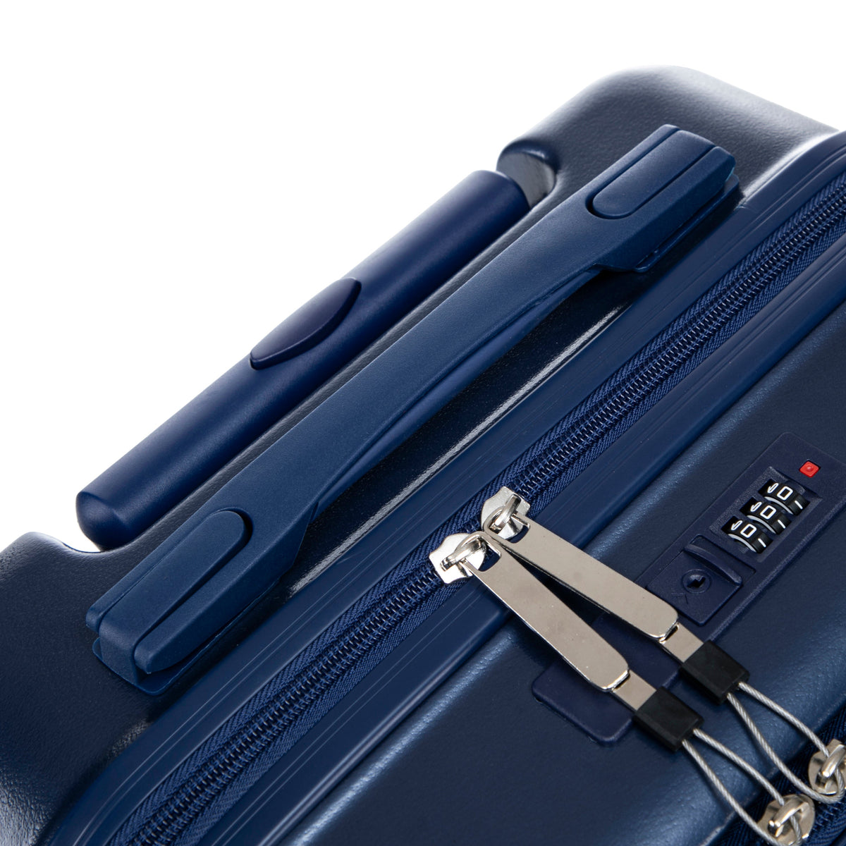 ABS Spinner Luggage Set with Combination Lock - Navy, photo 36 of 47