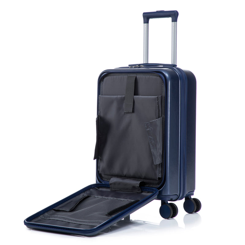 ABS Spinner Luggage Set with Combination Lock - Navy, photo 44 of 47