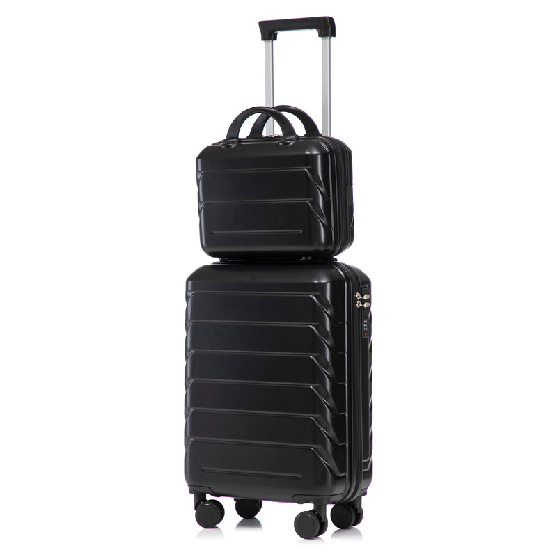 ABS Spinner Wheel Luggage Set with Combination Lock - Black, photo 14 of 38