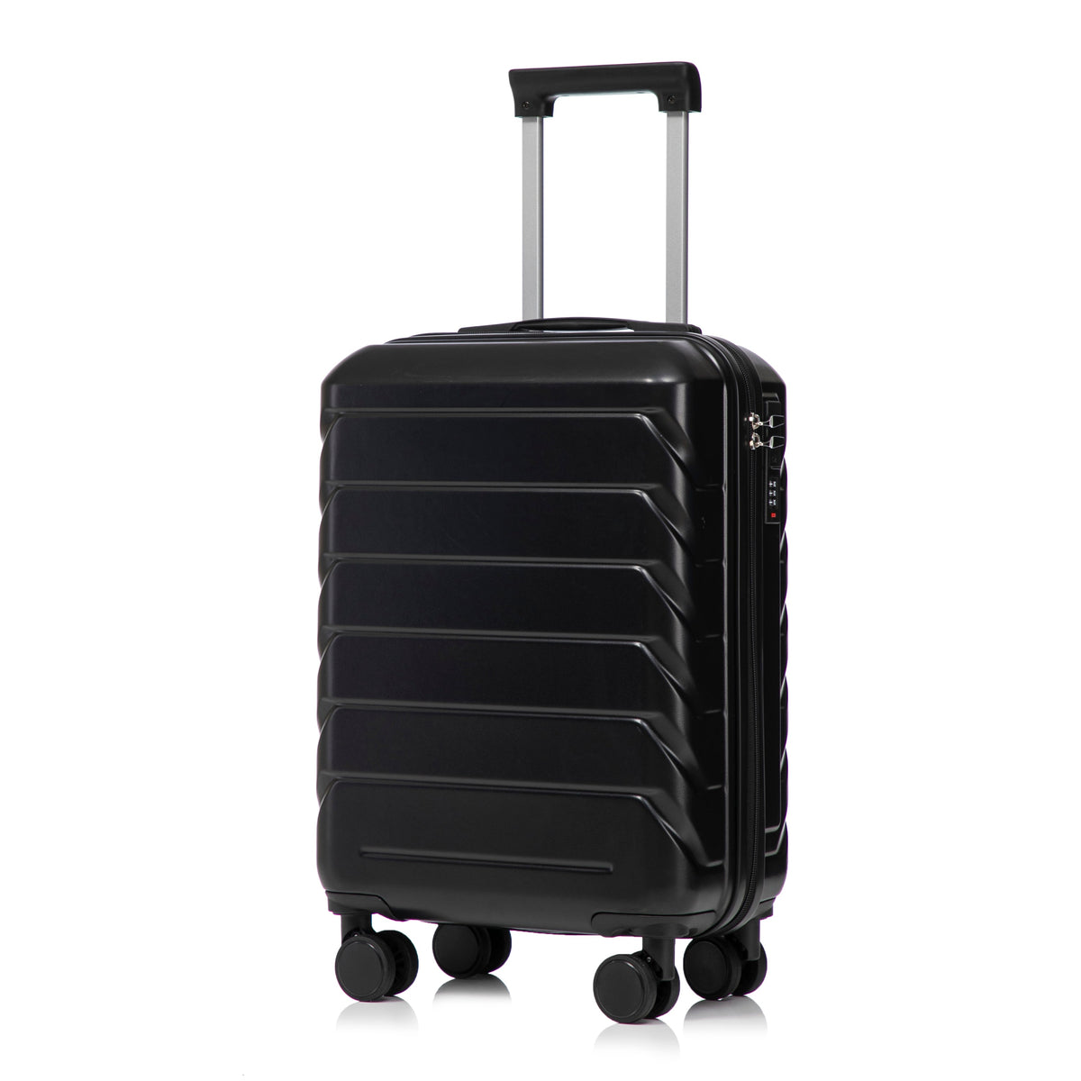 ABS Spinner Wheel Luggage Set with Combination Lock - Black, photo 18 of 38
