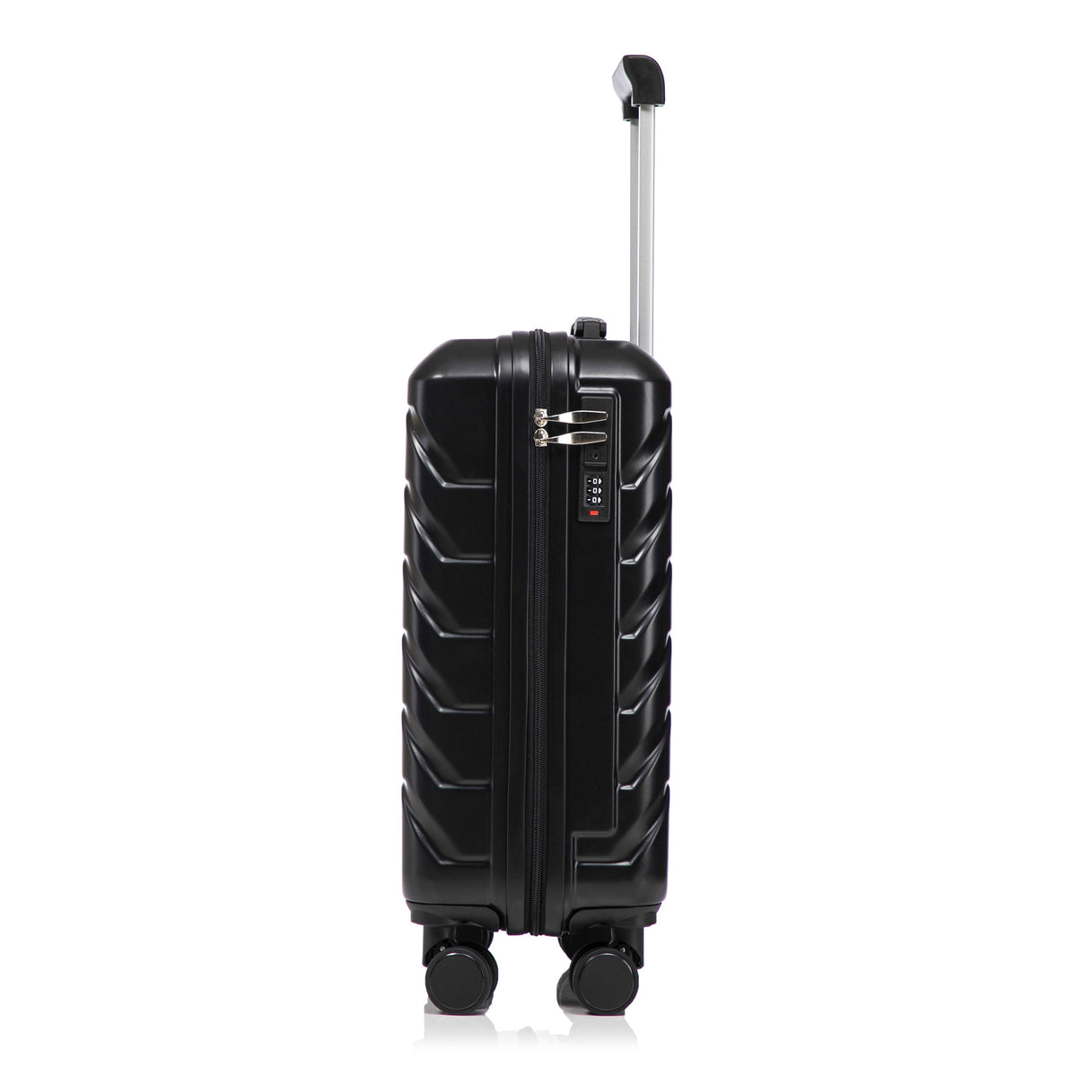 ABS Spinner Wheel Luggage Set with Combination Lock - Black, photo 19 of 38