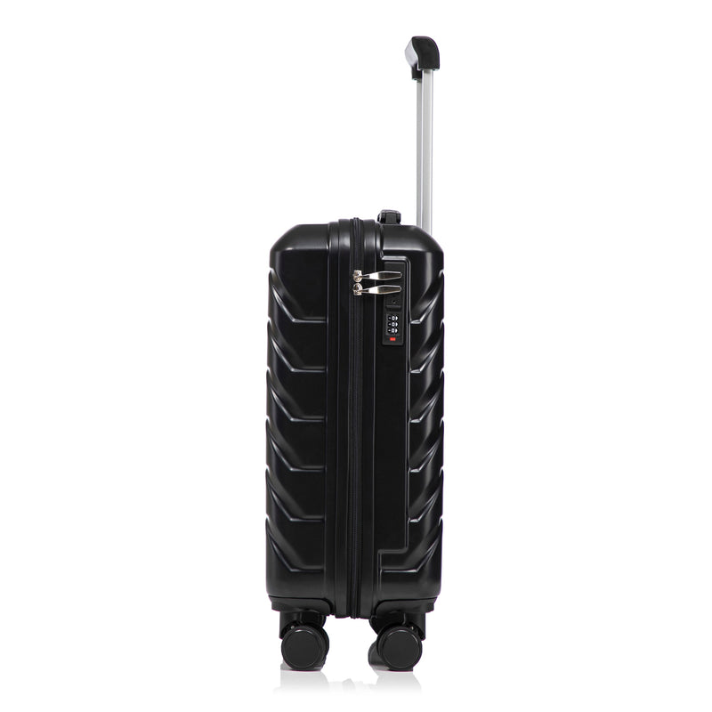 ABS Spinner Wheel Luggage Set with Combination Lock - Black, photo 19 of 38