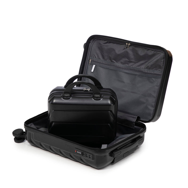 ABS Spinner Wheel Luggage Set with Combination Lock - Black, photo 21 of 38
